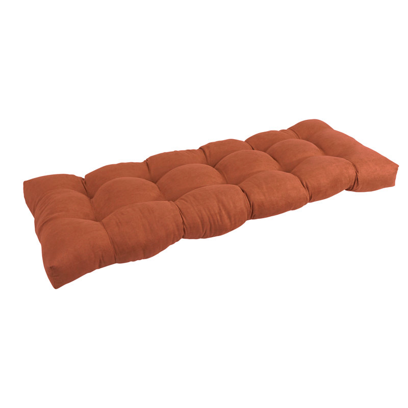 Coussin de siège en microsuède pour l'intérieur, Épice, L 60 po x P 19 po