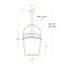 Southern Living Emerson Bell Jar Pendant Small