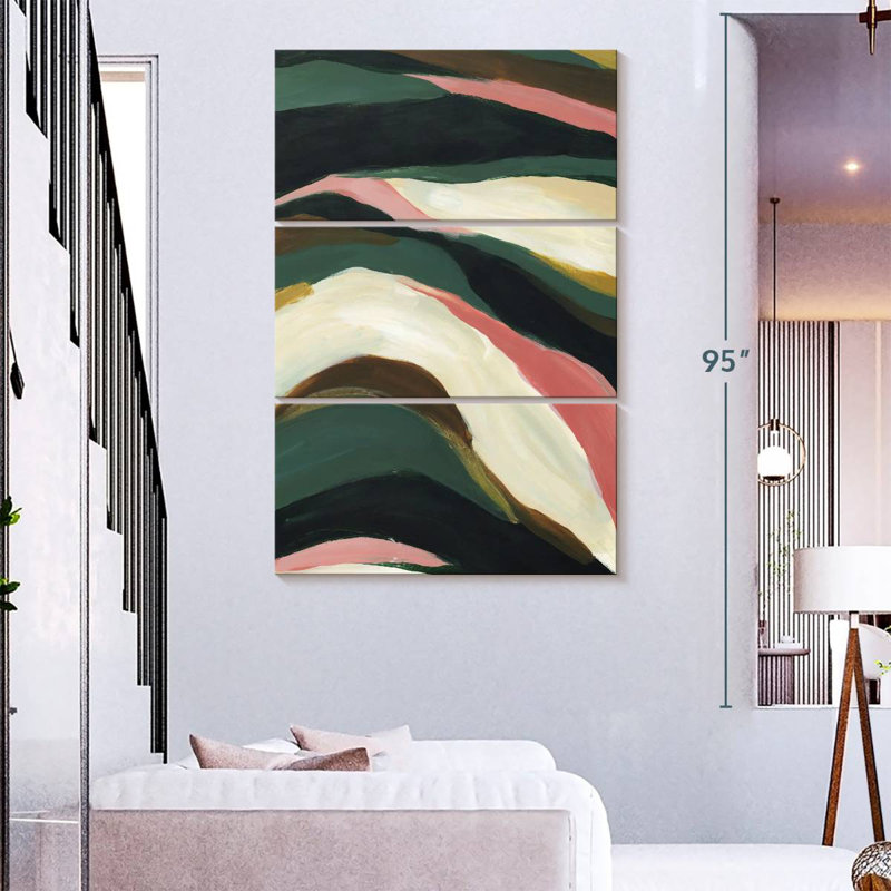 Avery Tropical Flow Abstracts Pattern I, 74" H x 48" W