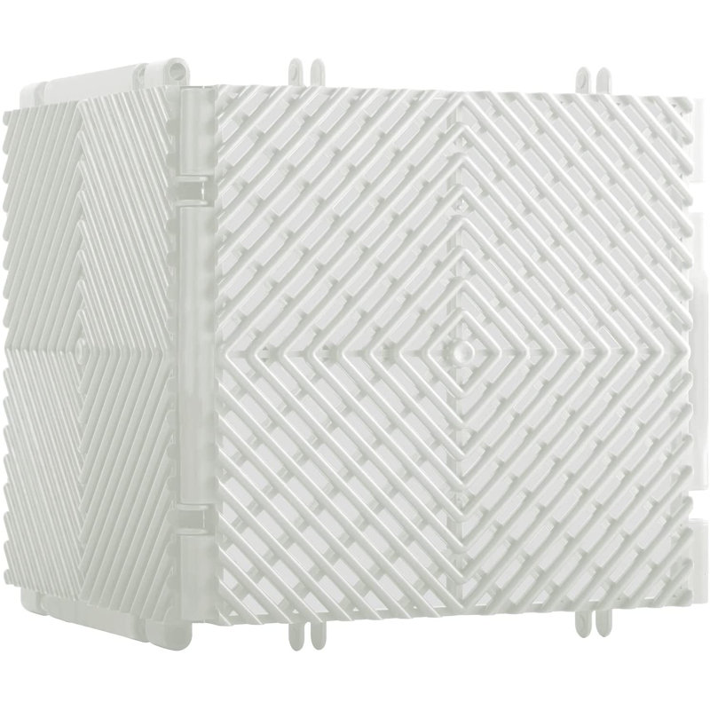Couvercle de radiateur blanc de 7 po