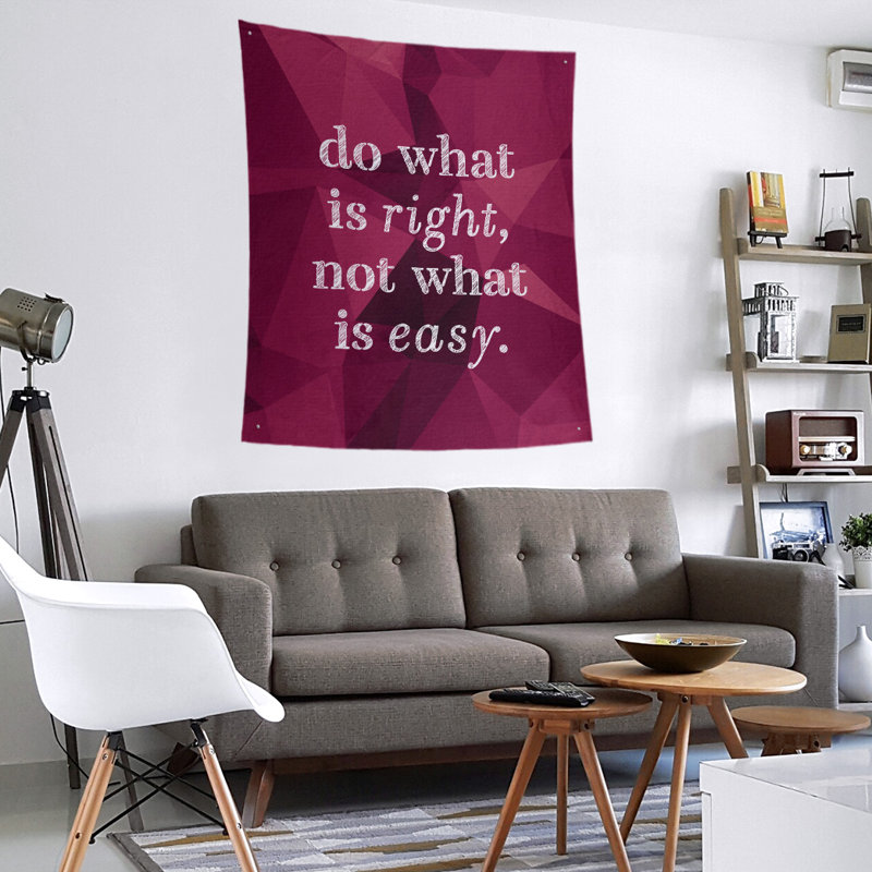 Polyester Tapestry, 60" H x 51" W, Spinel