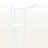 Marcello C-shaped - White Metal