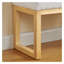 Banc à chaussures en bois avec siège rembourré doux - Banc de rangement d'entrée pour petits espaces, beige