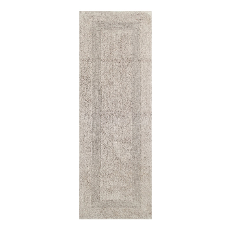 Tinsley Cotton Bath Rug, Taupe