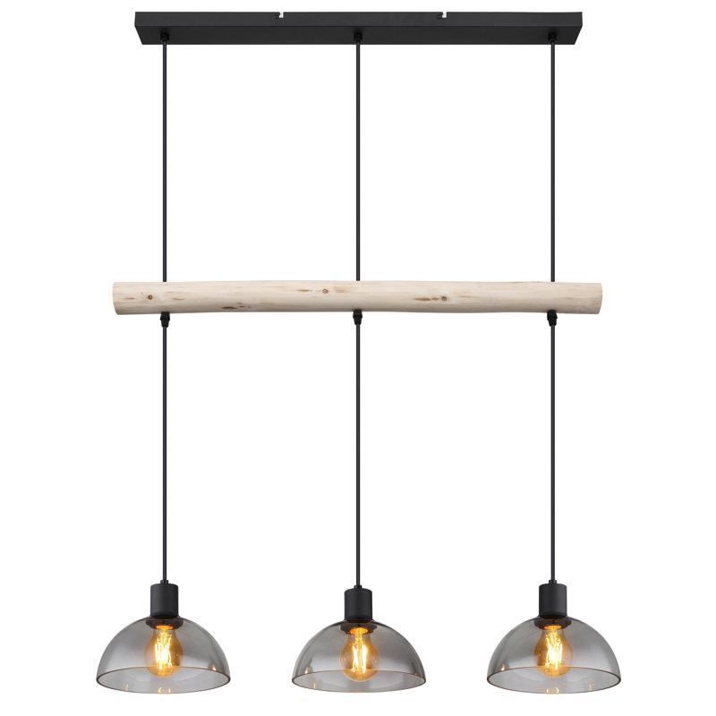 3 - Light Matte Black Pendant