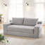 Loveseat Sofa  With Memory Foam & Steel Frame , Convertible 2-In-1 Design, Corduroy Fabric - Compact Couch For Small Spaces, Apartments, Home Office & Bedroom-1950626216