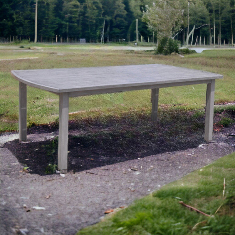 Table de salle à manger aluminium Shoaf