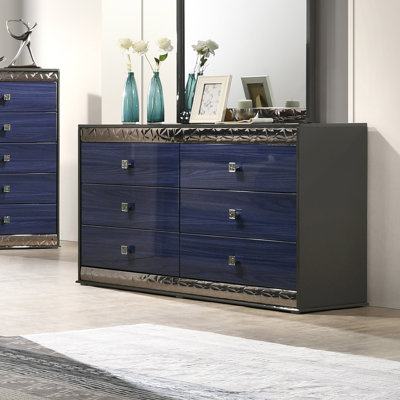 Serafino 6-Drawer Dresser by Everly Quinn