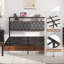 Base de lit plateforme en bois-1213555093