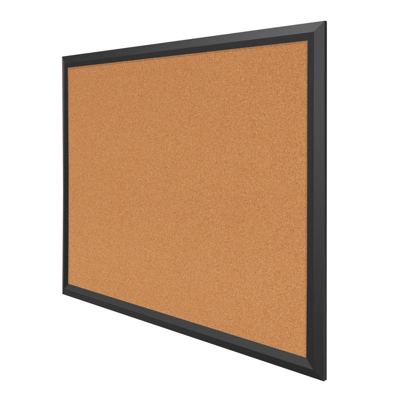 Wall Mounted Bulletin Board, 60 cm H x 90 cm W, Cork