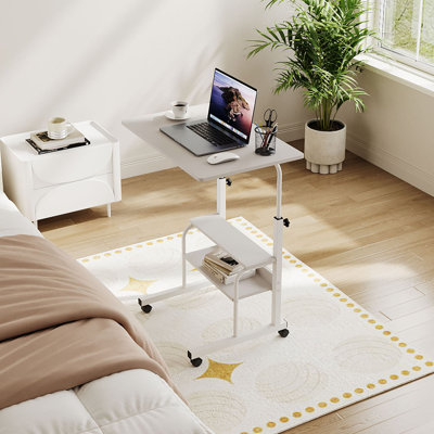 Adjustable Metal Base Computer Desk