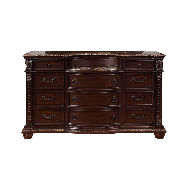 Commode de style contemporain, Brun / cerisier