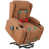 Light Brown Faux Leather/Microfiber/Microsuede