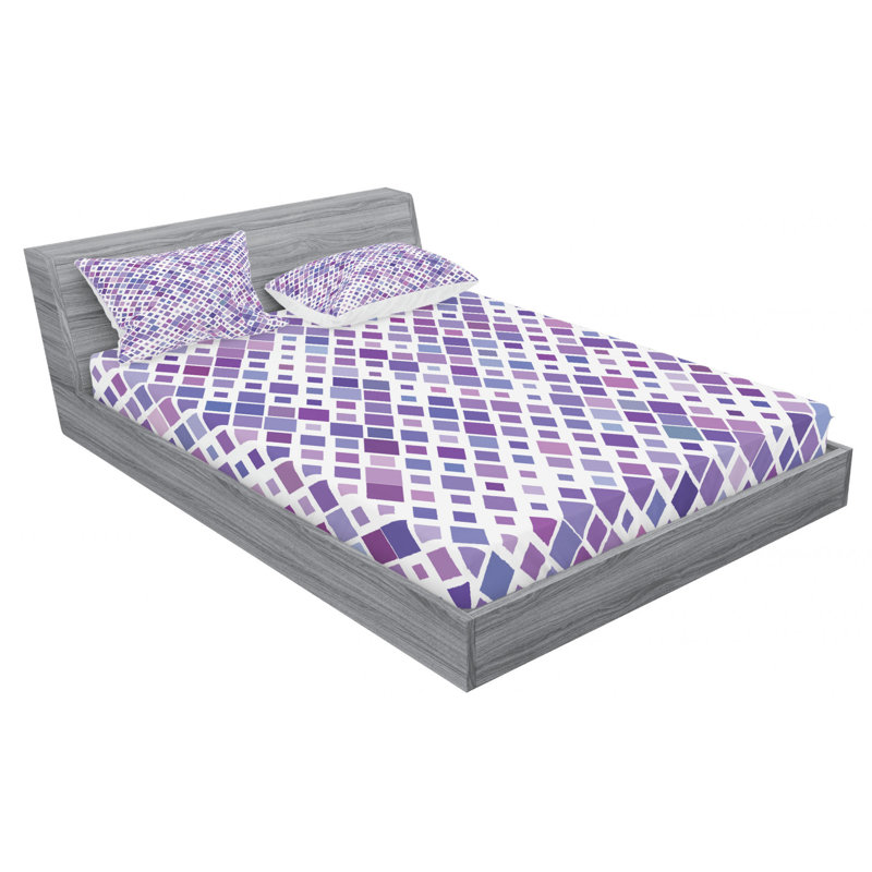 Microfiber Geometric Sheet Set