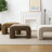 29" Upholstered Fabric Ottoman-390898897