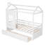 Lit simple style maison, blanc