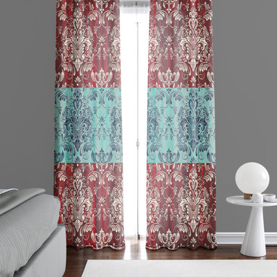 Semi Sheer Curtain Panel Pair