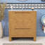 Meuble-lavabo moderne avec lavabo durable et rangement-333719306