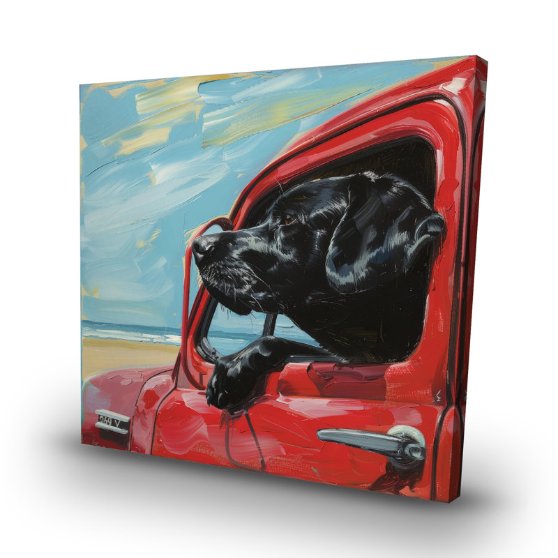 Travel buddy - 32"x32" art on canvas
