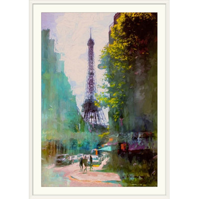 « paris street », reproduction d’art john rivera