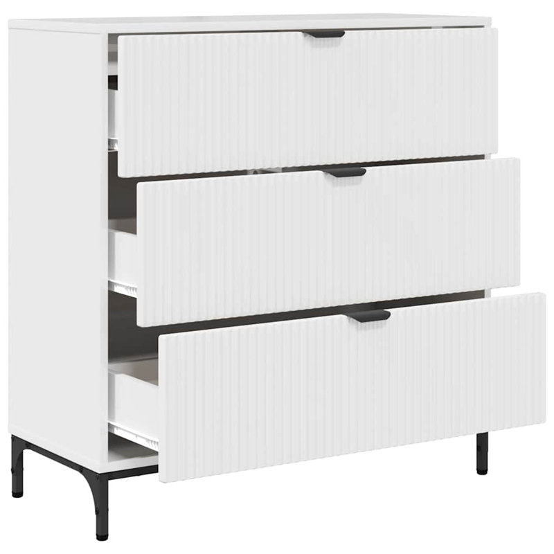 79.5cm Sideboard, High Gloss White