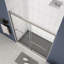Porte de douche à dérivation