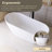 67'' Acrylic Freestanding Soaking Bathtub In Glossy White