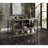 Sturdy Counter Height Table with Weight-Supportive Top and Shelf