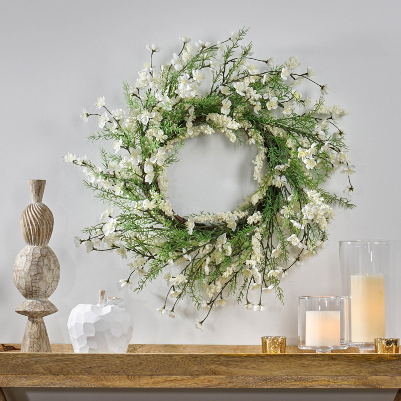 Loveren Faux Rattan 30'' Wreath