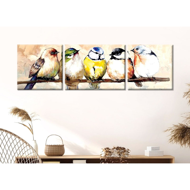 Elegant 3-Piece Decorative Canvas Painting Set, 100% Wooden Frame, 11.8 x 11.8 inches (2 Pieces) & 11.8 x 15.7 inches (1 Piece) | 50% Cotton / 50% Polyester, Stunning Digital Print | Perfect for Home Décor & Living Spaces