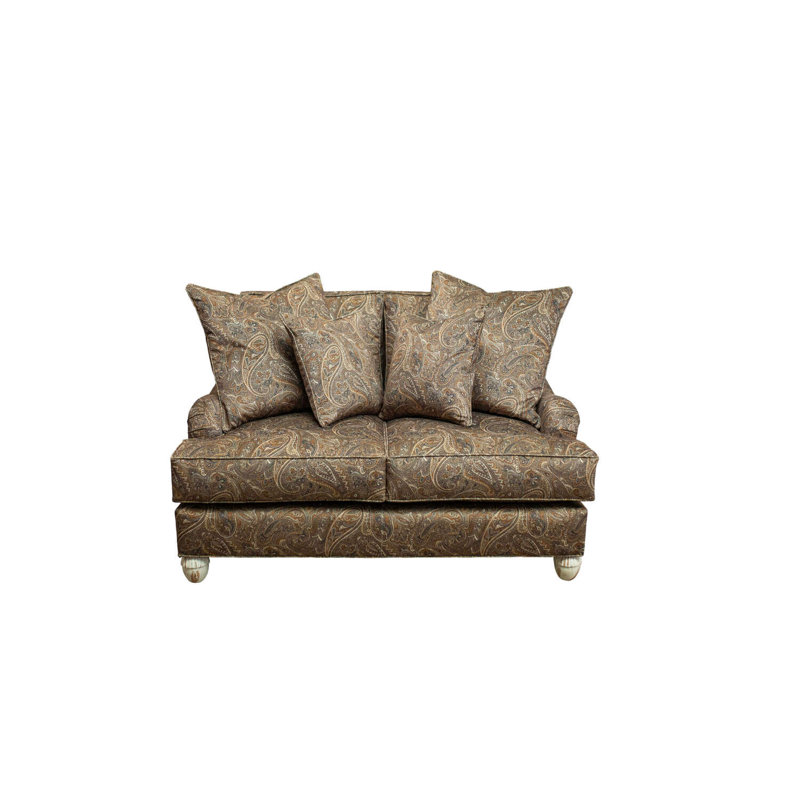 Loveseat, Galaxy Yellow, Pewter