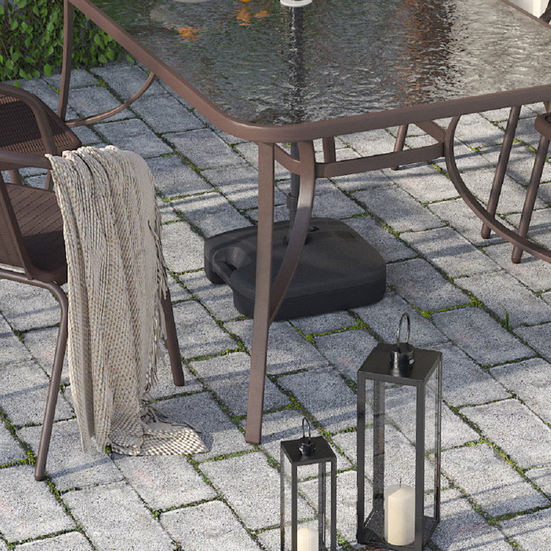 Aaroon 1.85kg Plastic Free Standing Umbrella Base