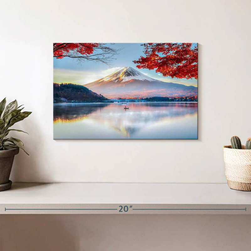 Alvord, mont Fuji, lac Kawaguchiko, H 8 po x l 12 po