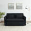 Causeuse-lit en velours avec lit escamotable Rubinder-620816402