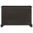 Girace 2-Door Rectangular Server Antique Noir