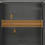 Armoire de rangement en métal robuste avec roulettes, armoire de rangement robuste et durable pour les outils de garage, de bureau et de maison