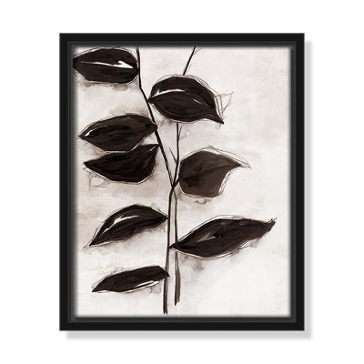 Feuilles I - Toile à cadre flottant