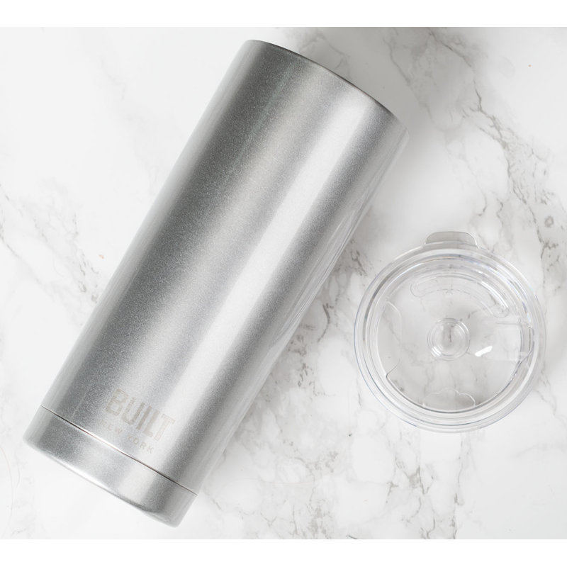 Built Perfect Seal 565ml Stainless Steel (18/8) Travel Mug, Silver