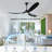 3 - Blade Modern Solid Wood Ceiling Fan With Light And Remote Control-190858553-192918388