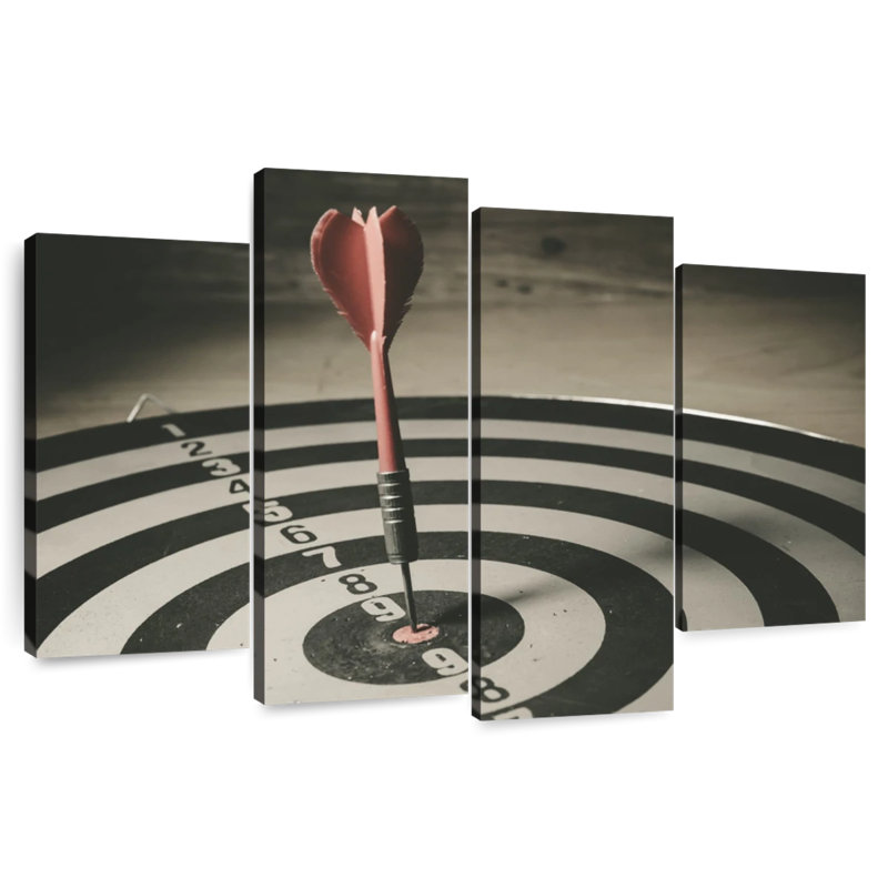 Senne Bullseye Target Dart, 42'' H x 68'' W