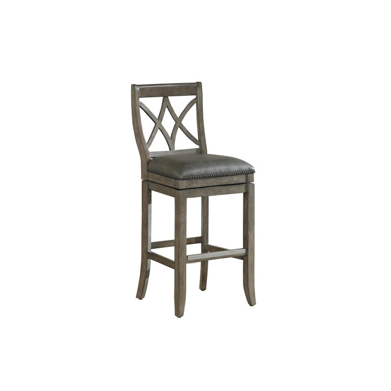 Tabouret de comptoir à hauteur réglable rembourré American Heritage Hadley