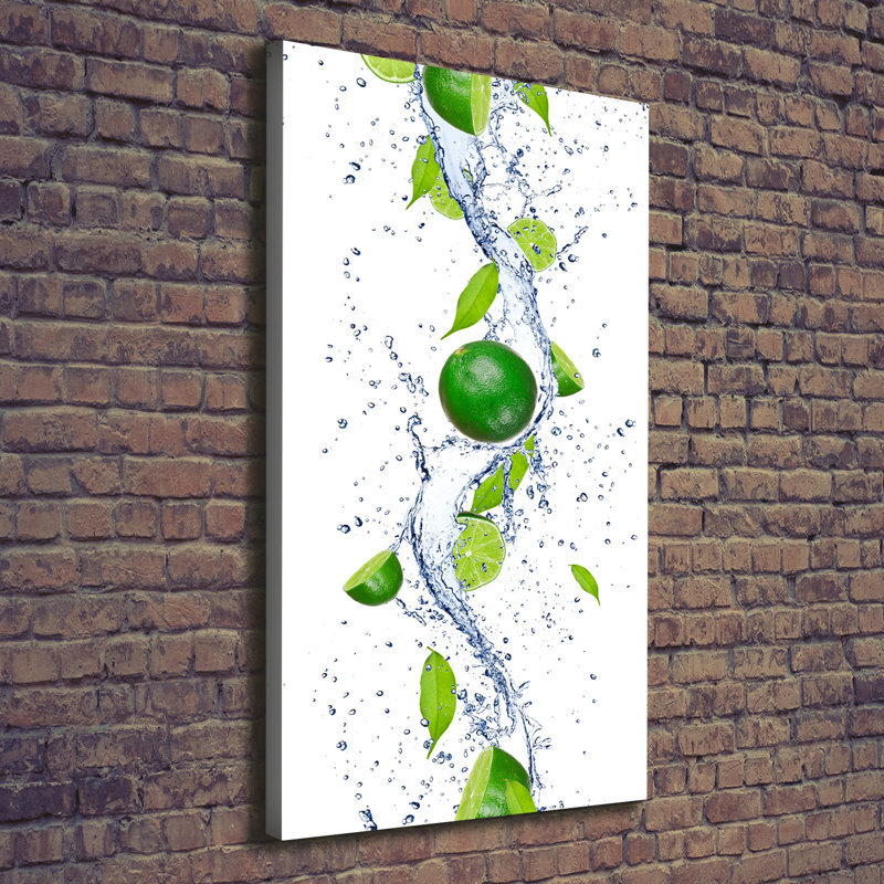 Lime - Wrapped Canvas Print