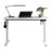 Contemporary Sit/Stand Desk With Four Preset Heights (Not Include Stools)