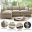 Canapé modulaire Cloud Couch, canapé modulaire convertible à siège profond pour le salon, canapé modulaire rembourré en duvet moelleux moderne-1761912500-1745463238