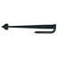 17" Rough Heart Gate Hinge with Carriage Bolts &  Pintle