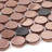 Penny Round Mosaic Metal Look Wall & Floor Tile-93729515