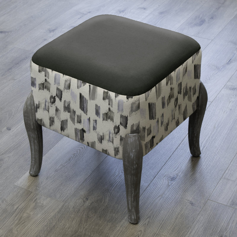 Solid + Manufactured Wood Accent Stool