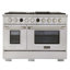 48 in. 6.7 cu. ft. 8 Burners Dual Fuel Range with Kucht Horus Thermostat-2083173702-2083173700