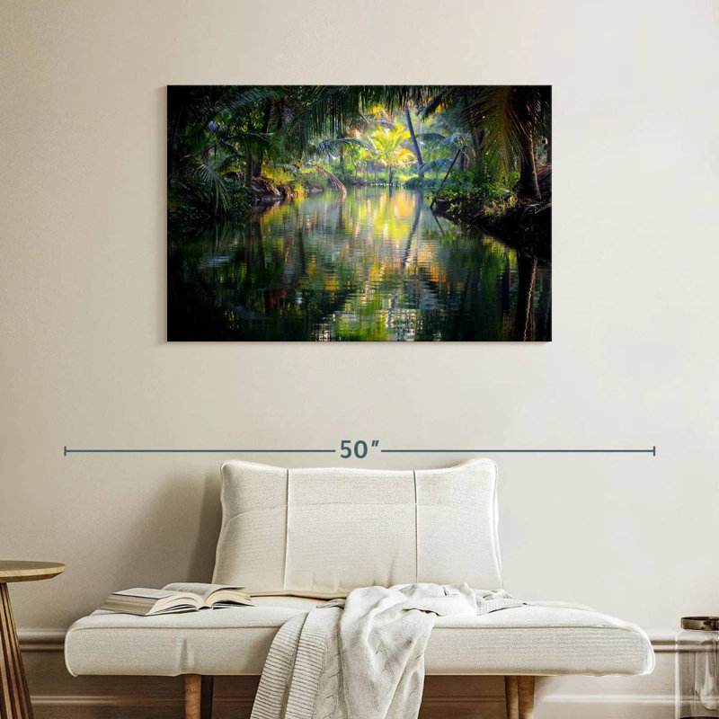 Alvord Backwaters du Kerala, H 32 po x l 48 po