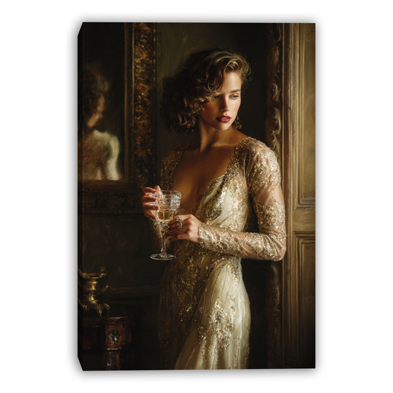 «Quiet Reflection», art mural sur toile tendue, L 16 po x H 24 po x P 1,5 po